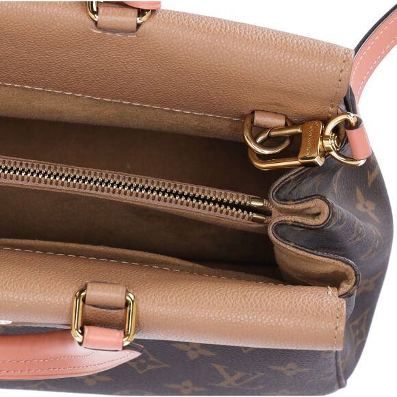 Louis Vuitton Monogram Canvas Venus Satchel Brown Crossbody Tan Pink M53540 - Picture 10 of 12